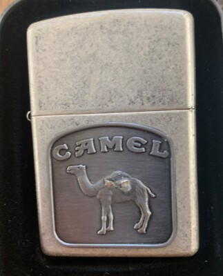 ZIPPO CAMEL BEAST PEWTER EMBLEM LIGHTER NEVER FIRED IN BOX D7 | eBay