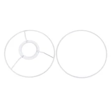 Lamp Shade Ring 150mm Dia. Lampshade Holder Frame Ring for Bulb Light Iron 1 Set