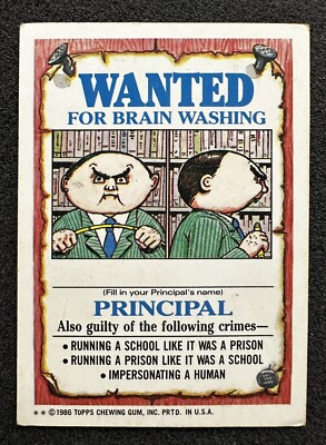 1986 Topps Garbage Pail Kids #84a Joe Blow | eBay