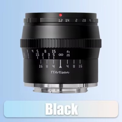 TTArtisan 50mm F1.2 APS-C Manual Lens For Nikon Sony Fuji M43 Canon EOSM Leica L