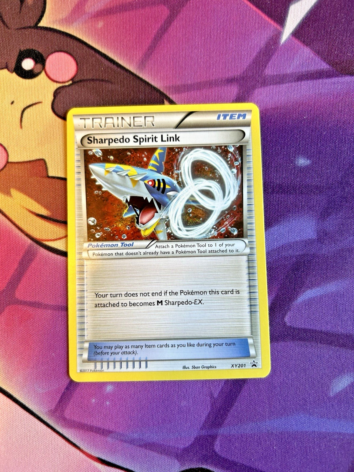 Sharpedo Spirit Link - XY201 [XY Promos] Pokemon TCG - BLACK STAR PROMO - NM