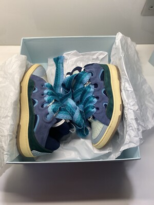 New lanvin curb sneakers Blue/green | eBay