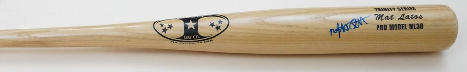 Mat Latos Signed Auto'd Trinity Model Baseball Bat PSA/DNA COA Reds Padres - Image 4 of 4