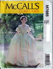 McCalls 7885 Costume Sewing Pattern Outlander Victorian Misses Size New