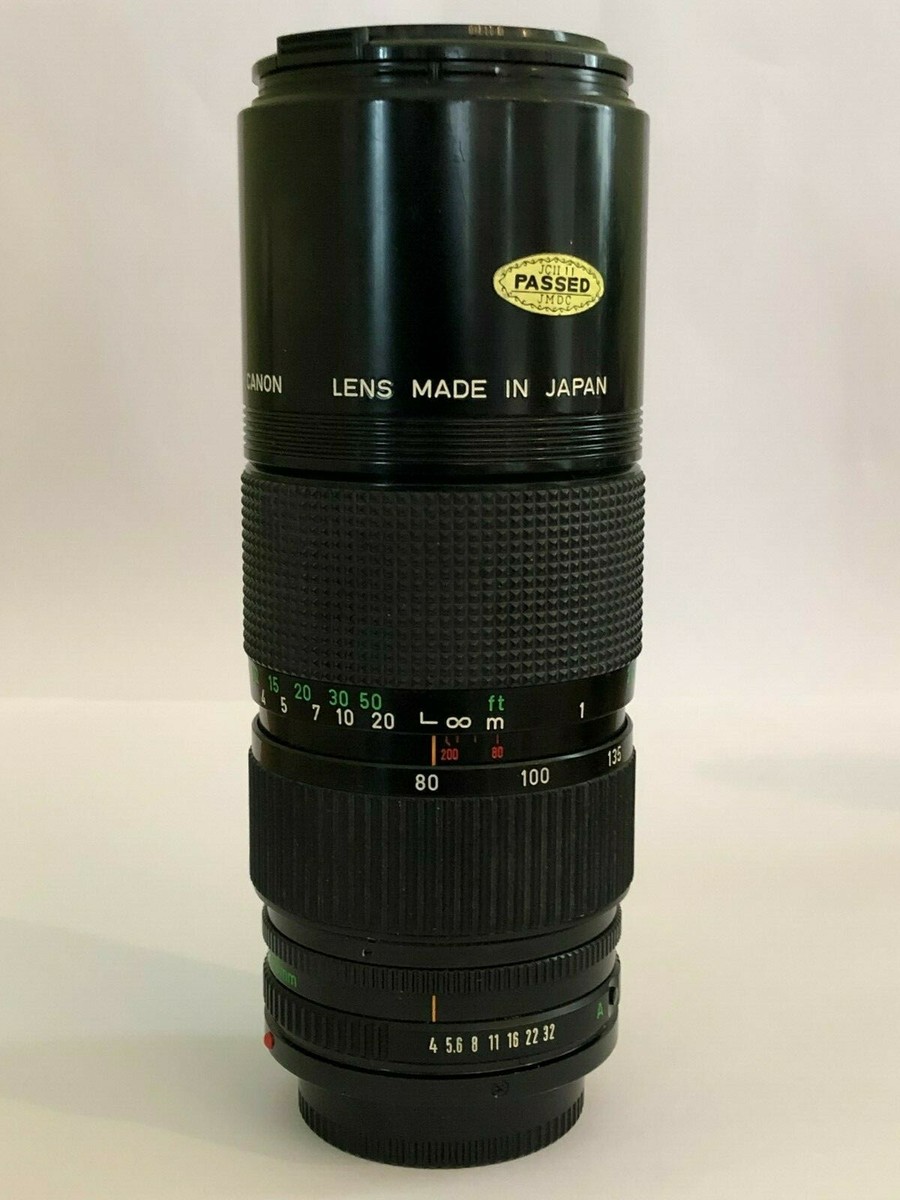 Objectif Zoom Canon FD 80-200mm f/4 S.S.C. + Étui Rigide (Monture FD) - Photo, audio & vidéo