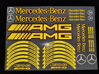 VSETT 10 10+ PLUS Elektroroller Reflektierende Aufkleber Kit Mercedes Benz AMG 