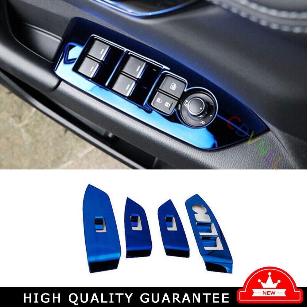 For Mazda CX-5 CX5 2017-2024 Blue Titanium Window Lift Panel