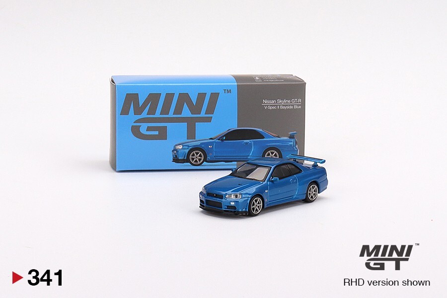 Mini GT Nissan Skyline GT-R Bayside Blue 1:64 Scale Mijo | eBay
