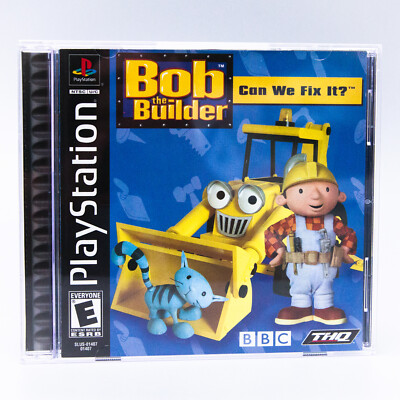 Bob The Builder - Can We Fix It? | Sony Playstation / PS1 | Complete w' Manual