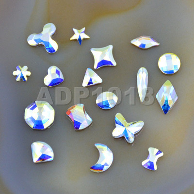 Swarovski Flatbacks No-Hotfix Rhinestones CRYSTAL AB (001 AB) Pick Your Shape