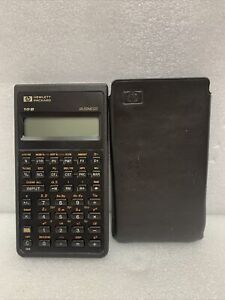 HP 10b Scientific Calculator With Hewlett Packard Sleeve AS IS | eBay