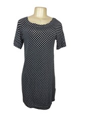 J. Crew Collection Women's Black & White Short Sleeve Tee Dress Size S - New