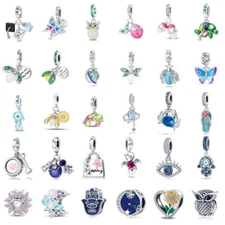 KUNSIR Optional 925 Sterling Silver DIY Charm Bead AAA CZ For Women Bracelet DIY