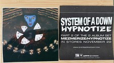 System of a Down PROMO STICKERS 2005 Hypnotize SOAD RATM Mudvayne Slipknot Korn
