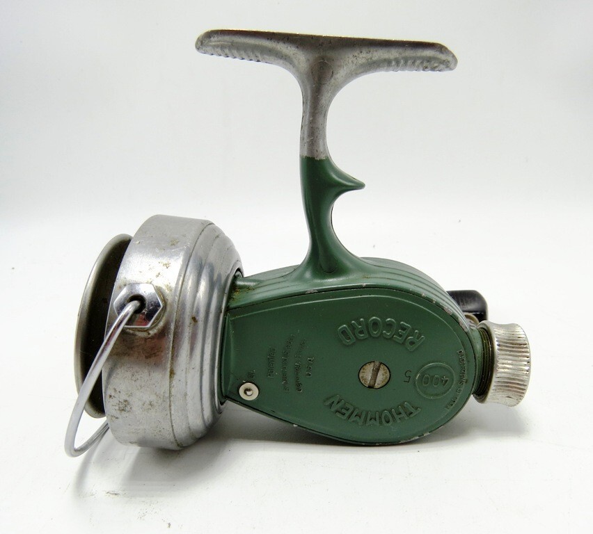 Rare Left-Hand THOMMEN RECORD #400 Switzerland Spinning Reel Rare Left-Hand THOMMEN RECORD #400 Switzerland Spinning Reel