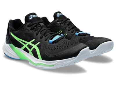 ASICS Men's Volleyball Shoes SKY ELITE FF 2 Black/Lime Burst ASICS Men's Volleyball Shoes SKY ELITE FF 2 Black/Lime Burst