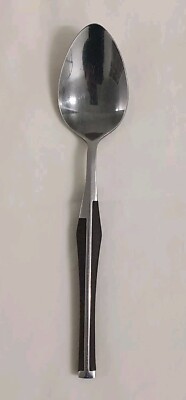 ️BROWN CREST ELDAN RETRO VINTAGE DESSERT SPOON MCM DANISH MODERN DANSK GENSE 