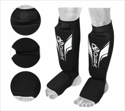 Deba MMA Schienbeinschoner KickBoxen Shin Guards Fußschutz Schienbeinschutz DE