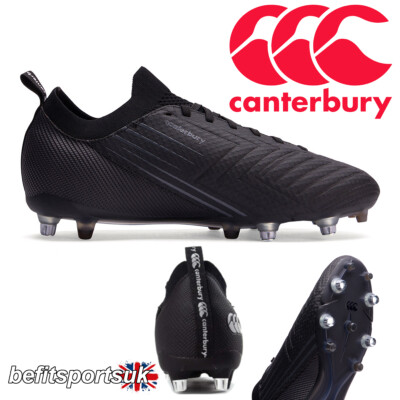 CANTERBURY HERREN RUGBYSTIEFEL CCC SPEED 3.0 PRO AM NIETEN SG WEICHER BODEN SCHWARZ