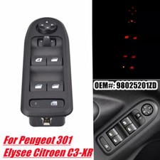 Front Left For Peugeot 301 Elysee Citroen C3-XR 14-17 Power Window Mirror Switch