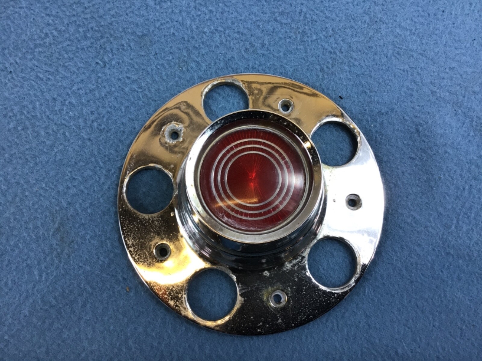 NOS OEM Ford Mercury Center Caps Set of 4-5 Lug Aluminum Wheel  