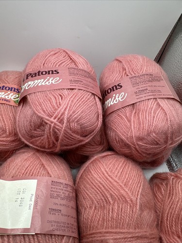 Lote de 11 madejas de hilo Patons Promise total Canadá 145 yardas color lote 3046 - Imagen 4 de 11