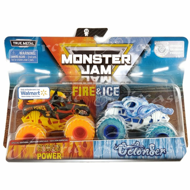 monster jam fire and ice toys