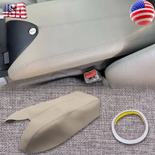 For 2007-2012 Acura RDX Leather Center Console Lid Armrest Cover Beige Tan