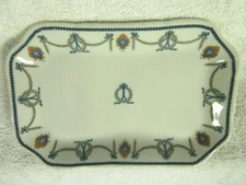 Roaring 20's O.P. Co. Syracuse China D-4 1923 Hotel Calling Card Dish / Platter 