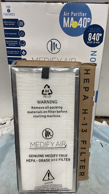 Medify MA-40 Air Purifier HEPA H13 Filter.  BUNDLE WITH ADDITIONAL FILTER