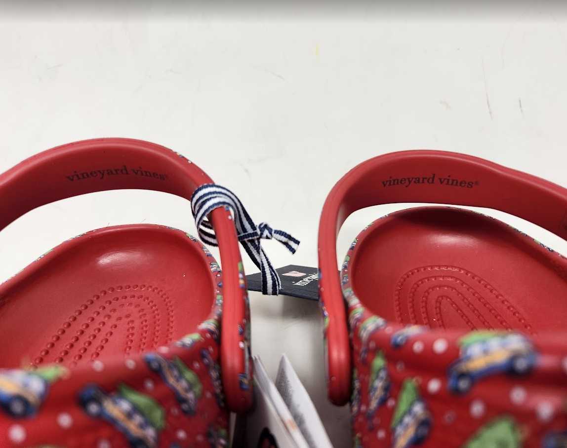 New adult Vineyard Vines x Crocs x colab Woody & Tree Christmas clogs shoes New adult Vineyard Vines x Crocs x colab Woody & Tree  main image 3