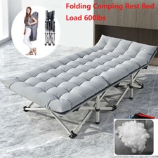 Begonia.K Folding Camping Rest Bed Military Cot Sleeping Hiking Travel Mattress