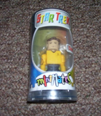 Minimates Star Trek Capt Kirk Actionfigur Art Asylum 2002 1st Release Canister