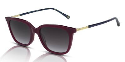 Joules Sonnenbrille Damen Iris JS7100 270 Glänzend Dunkel Mulberry Crystal/Grau
