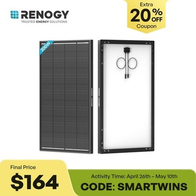 Renogy 200W ShadowFlux Anti-shading N-Type Solar Panel