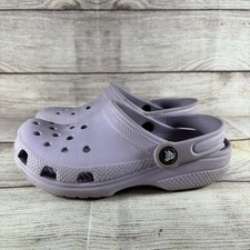 Crocs Classic Clogs Kids Size J2 Slip On Light Purple