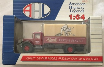 #ad #ad AHL L01032 1:64 Scale Mack Parts amp; Service Mack Model BM Transport Truck $9.99
