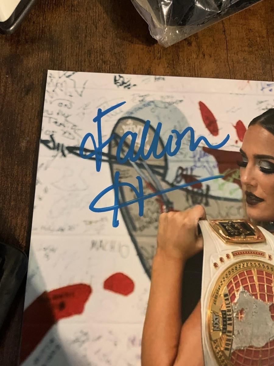 Fallon Henley Signed 8X10 Photo WWF WWE NXT Autographed Fatal