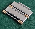 OMEGA Constellation FLAT 18K GOLD-Stainless Steel Half-Bar 16.5mm 2 LINKS PARTS