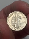 1945-D Silver Mercury Dime, Choice Original — photo 2