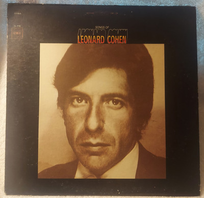 Leonard Cohen/Songs of Leonard Cohen/Columbia/vinyl LP/1968 FREE SHIPPING/VG