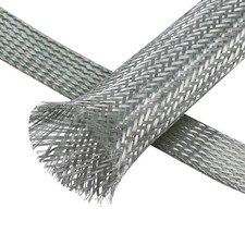 Tinned Copper Wire Grounding Braid Cable Shielding Sleeve Metal Wire Sheathin...