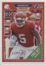 2021 Leaf Pro Set Metal Red Rainbow 20/100 Rakeem Boyd #73 0a6