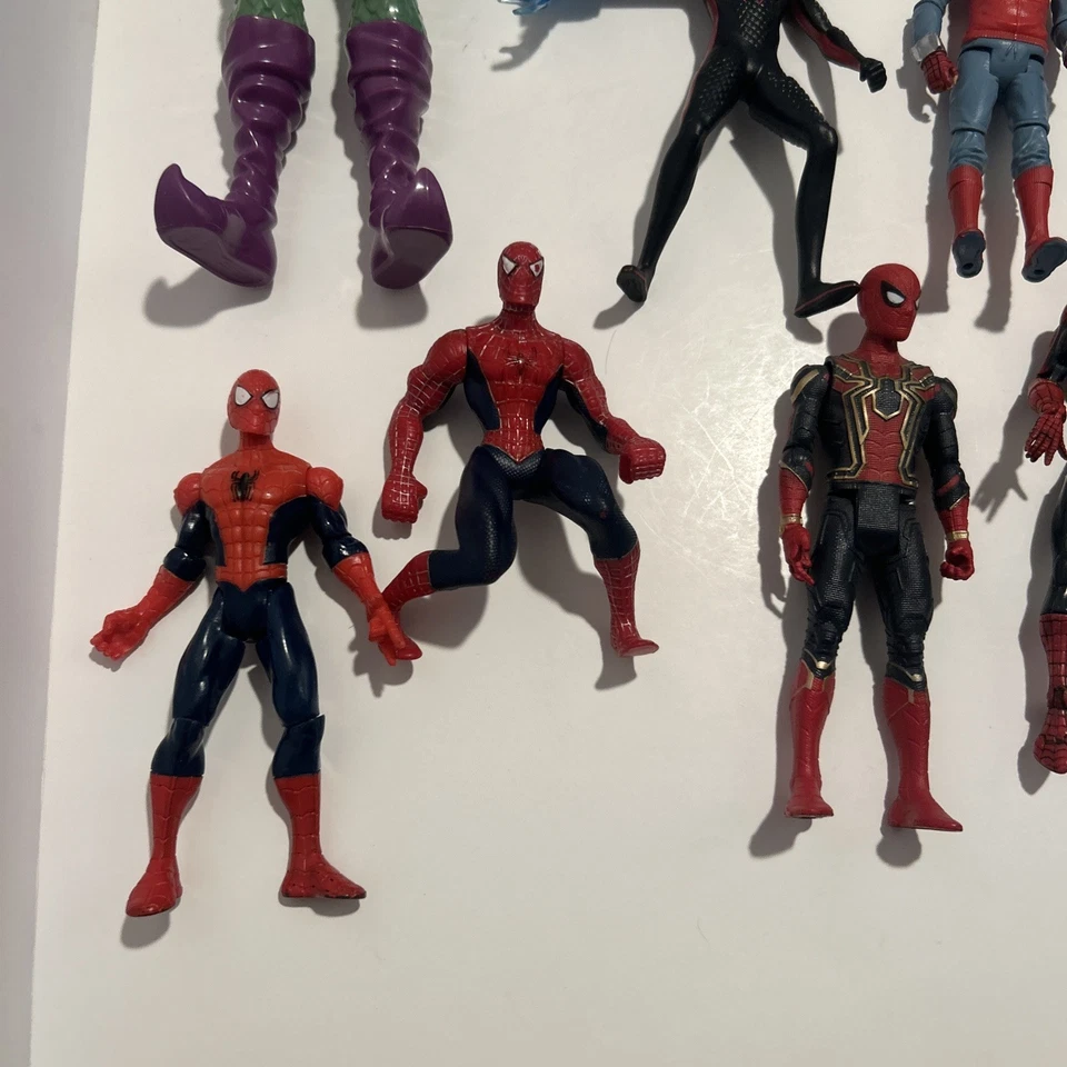 Lote De 15 Figuras De Hombre Araña De Colección/Modernas Toybiz, Tiene que Marvel Legends Marvel Foto 3 de 4