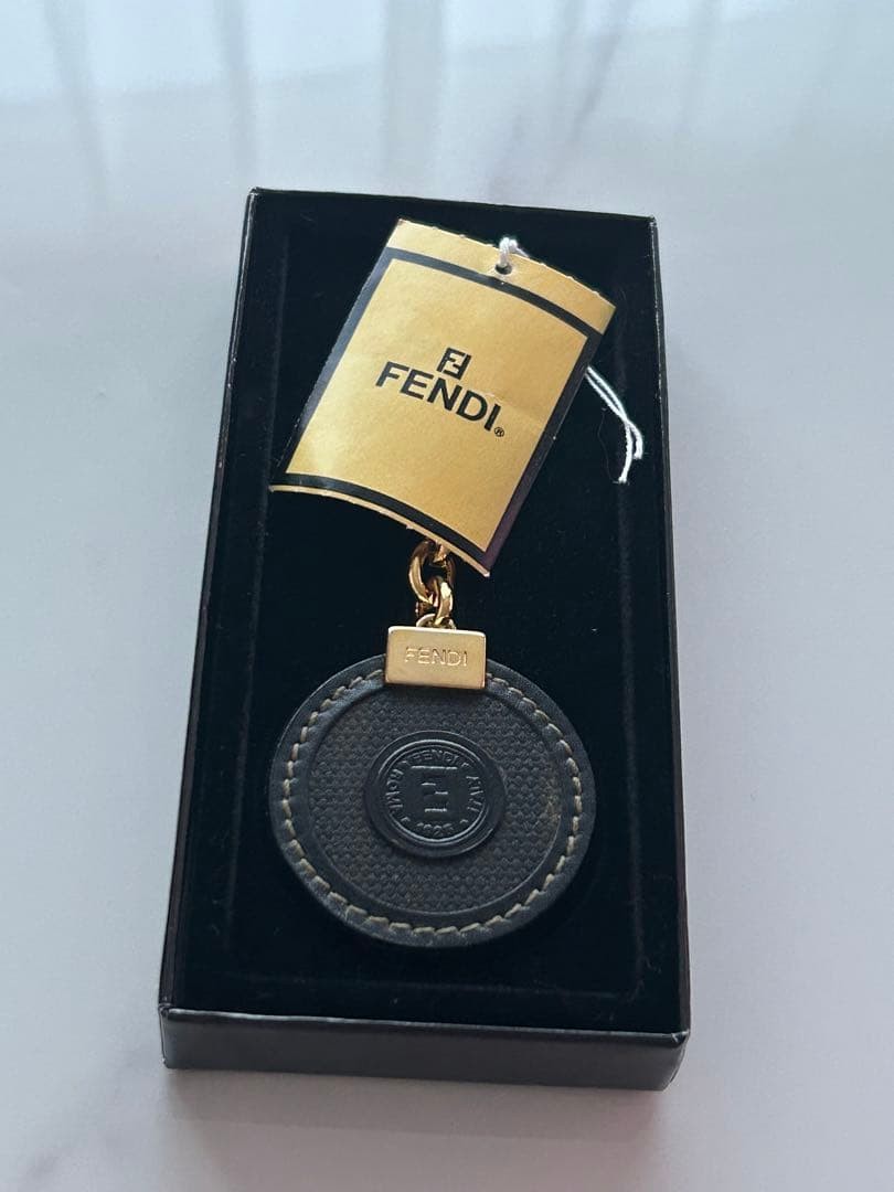 FENDI Pecan Pattern Keychain - image 1