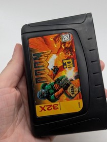 Doom Sega 32X W/ Original Box & Game Cart - No Manual - Authentic Tested