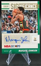 2021-22 Marques Johnson #GS-MJN NBA Hoops Great SIGnificance Auto | Bucks