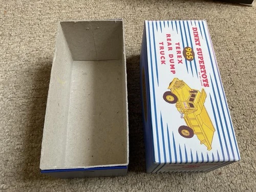 Vintage Dinky Toys  Empty Box 965 Terex Euclid Rear Dump Truck