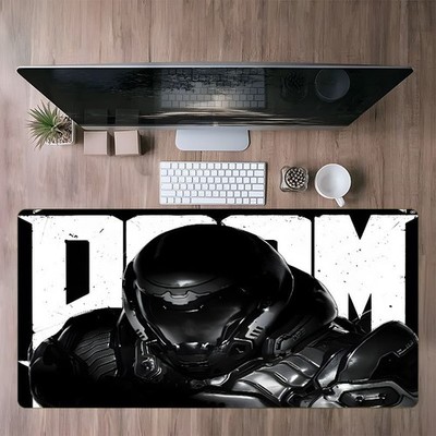 40*90cmDOOM 5 Gaming Mouse Pad with Non-Slip Rubber Base - Smooth Surface, Styli