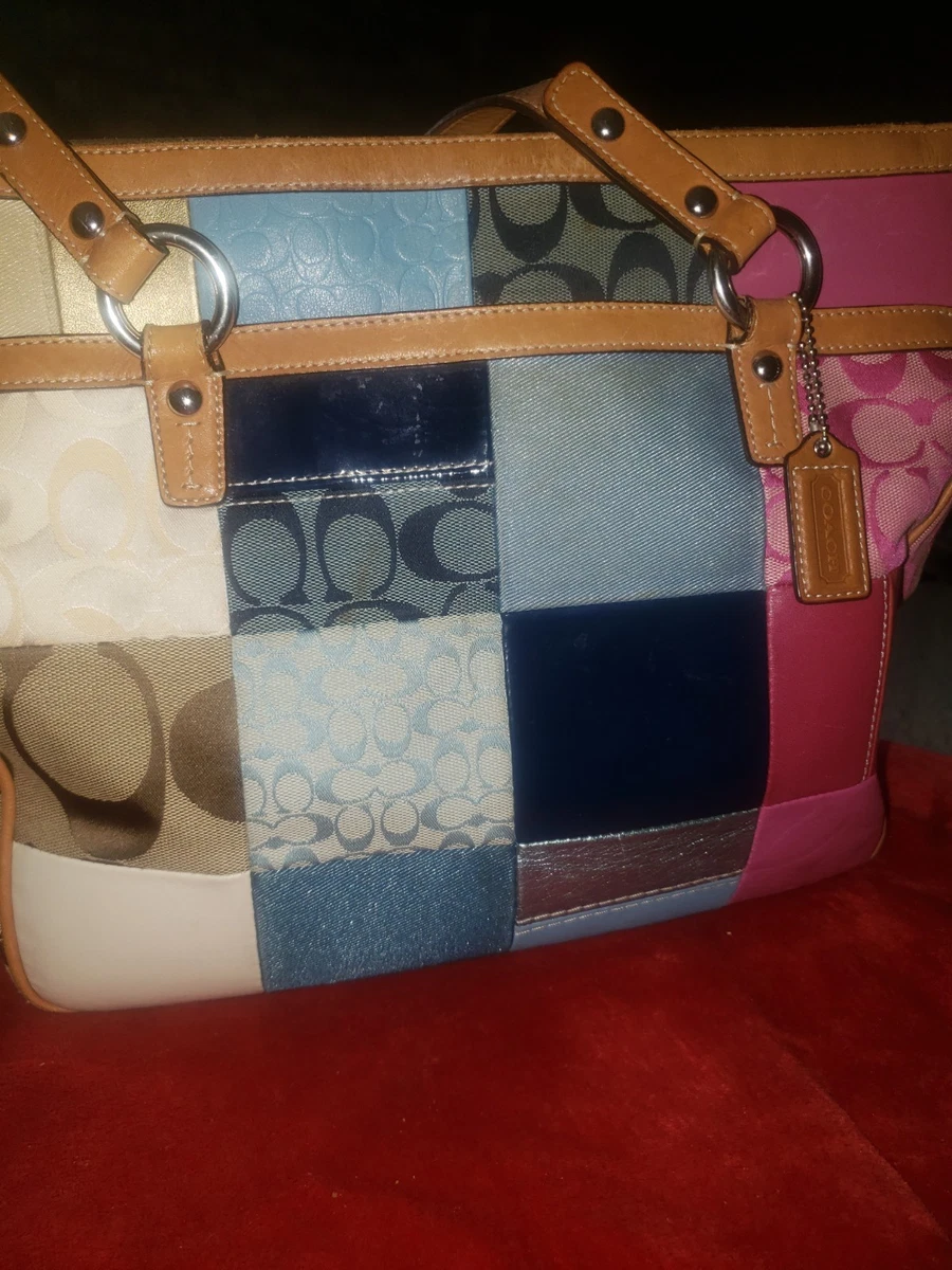 Coach Patchwork Shoulder Bag Pink Bags & Handbags for Women for